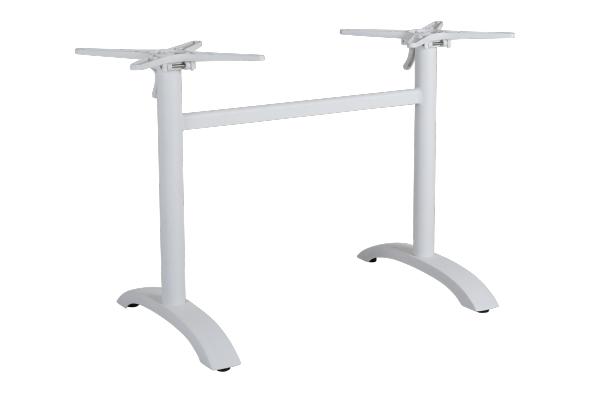 Avila bordsstativ 87x65 H72 cm, fällbart - vitt matt