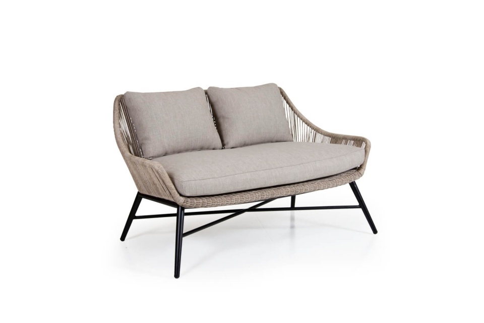 Pembroke 2-sits soffa - beige/beige dyna
