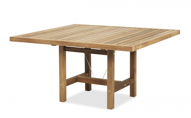 Matbord 128x120 cm - teak