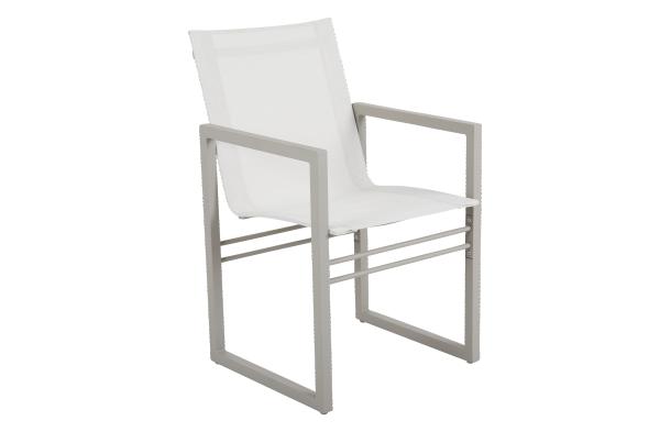 Vevi matstol - khaki/offwhite