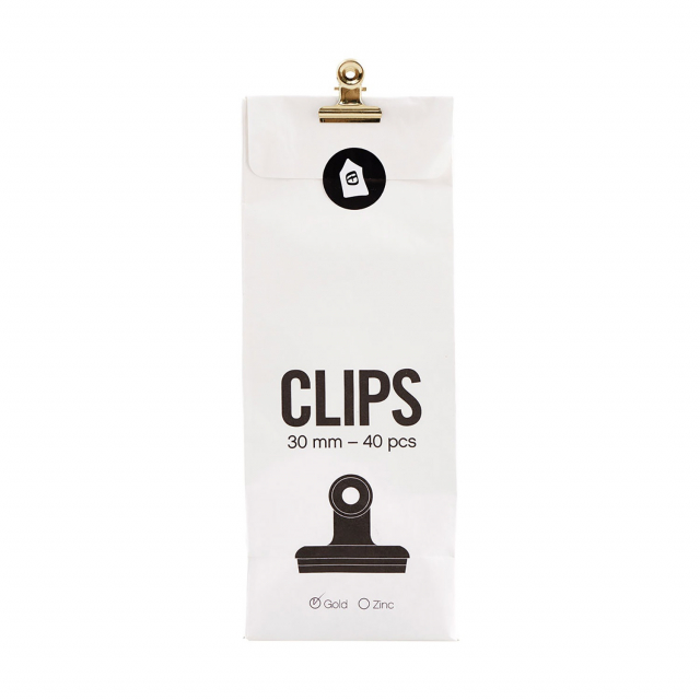 Clips Office liten - gold