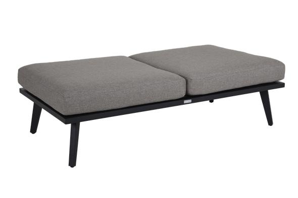 Villac 2-sits soffa - svart/beige dyna