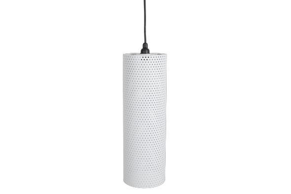 Vind lampskärm Ø 20 H60 cm - vit