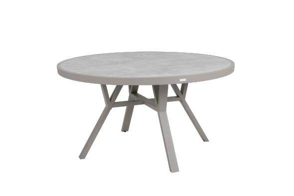Samvaro matbord Ø 140 H73 cm - khaki/glas