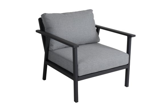 Samvaro loungefåtölj - antracit/pearl grey dyna