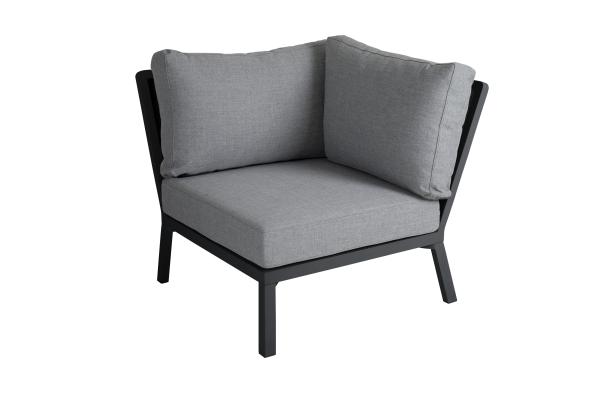 Samvaro hörndel låg - antracit/pearl grey dyna