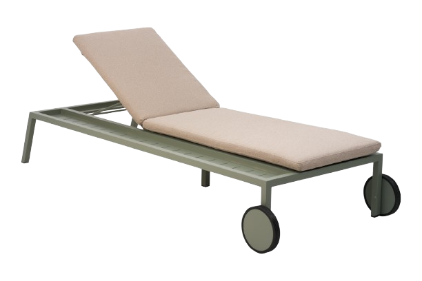 Samvaro vilsäng - dusty green/teddy beige dyna