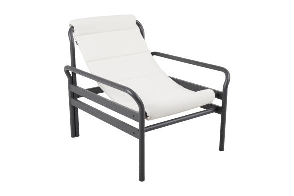 Sling fåtölj - antracit/vanilla white dyna