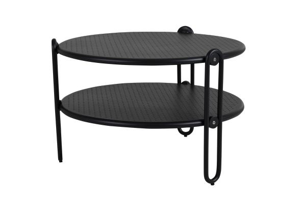 Blixt soffbord Ø 65 H42 cm - svart