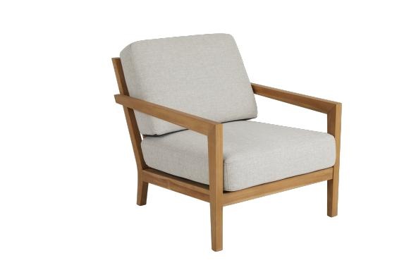 Populär fåtölj - teak/sand