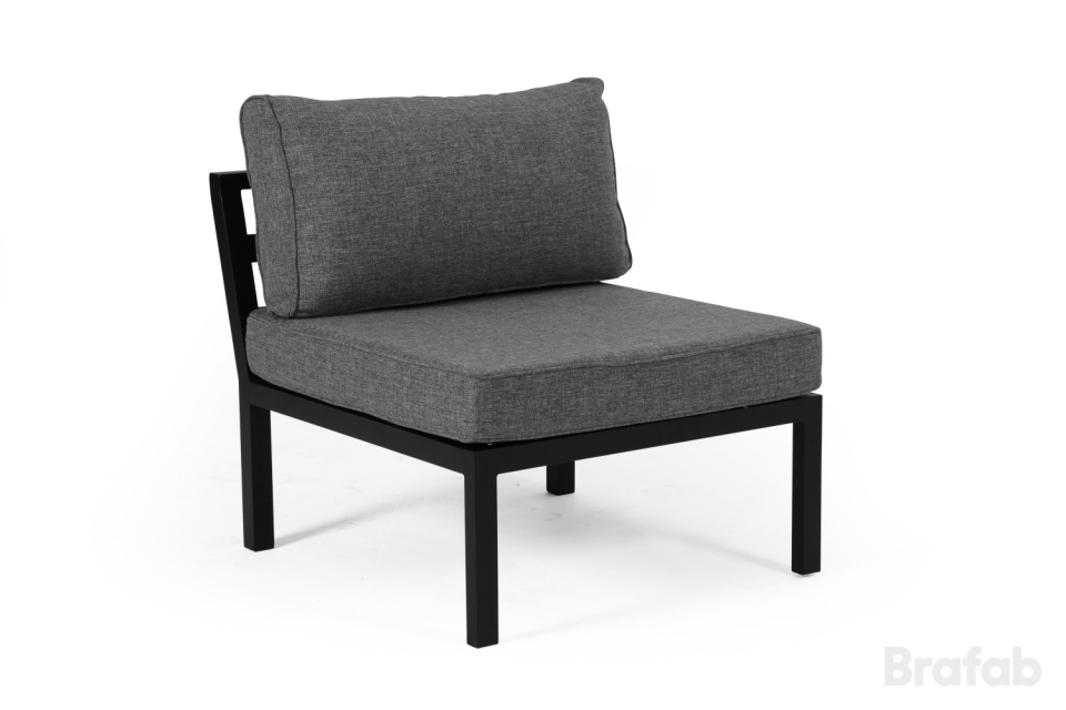 Weldon mittdel - svart/grå dyna