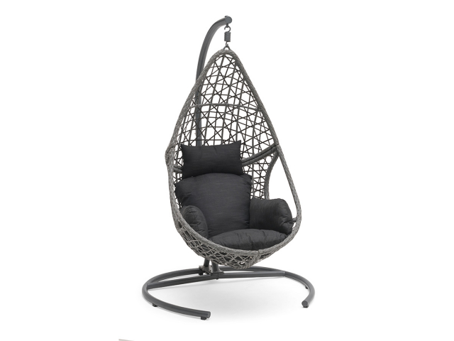 Droppen vilfåtölj - grå