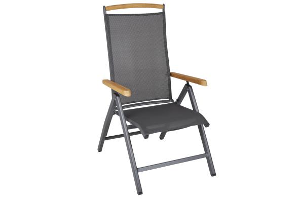 Andy positionsstol - antracit/antracit teak