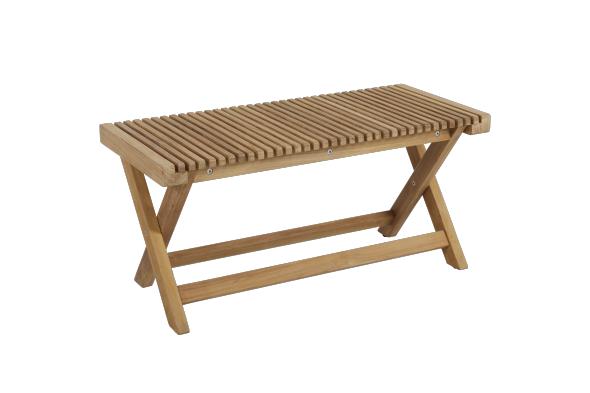 Julita bänk 90x40 H43 cm - teak
