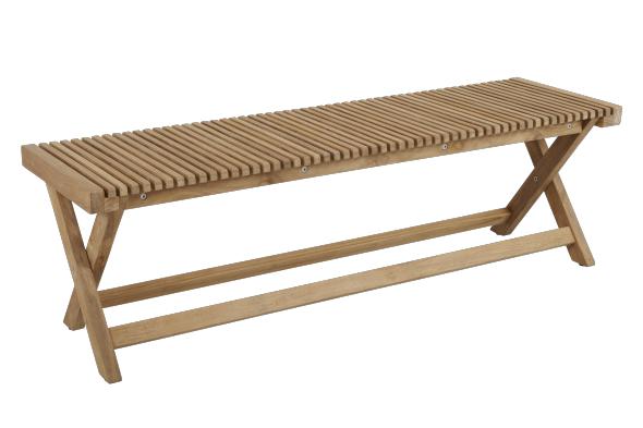Julita bänk 140x40 H43 cm - teak