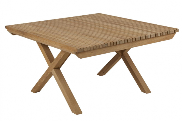 Julita soffbord 90x90 cm - teak