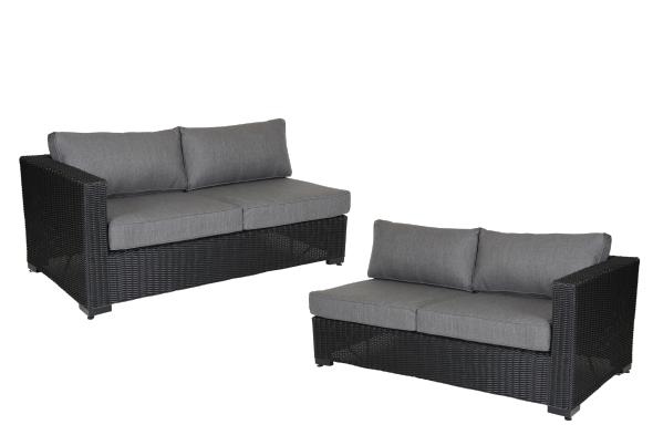 Ninja 2-sits avslut HV - svart/grå dyna