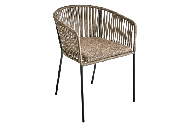 Piatto karmstol - mud brown/black/raw peanut dyna