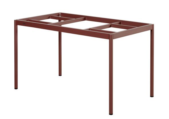 Nox Bistro bordsstativ 125x70 H73 cm - zin red