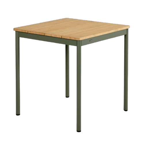 Nox Bistro cafébord 70x70 H73 cm - nordic green/bambu