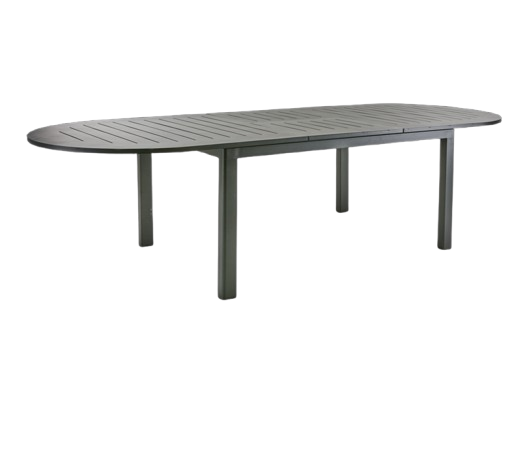 Lomma Elipse bord förlängningsbart 220-280x110 H73 cm - svart