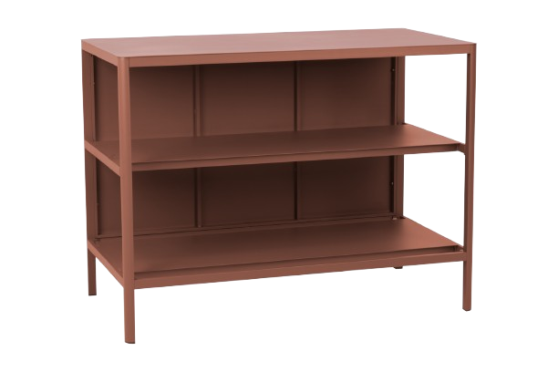 Kelia utekök med hylla - zin red