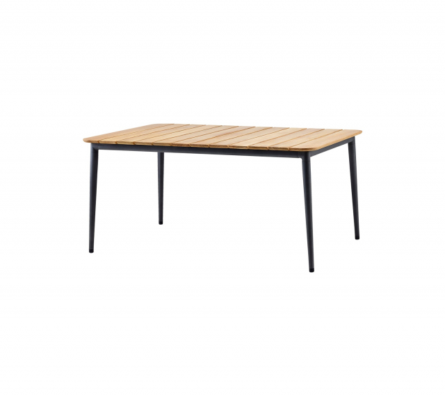 Core matbord 160x90 cm - lava grey