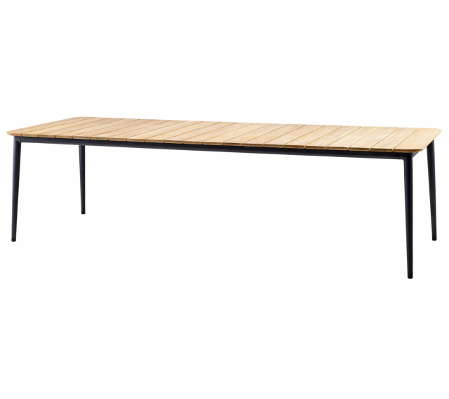 Core matbord 274x90 cm - lava grey