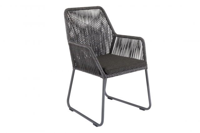 Midway karmstol KD - grå/nearly black dyna