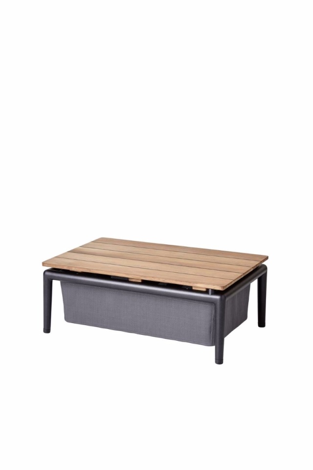 Conic boxbord - teak/grey