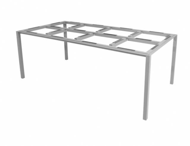 Pure matbordunderrede 200x100 cm - light grey