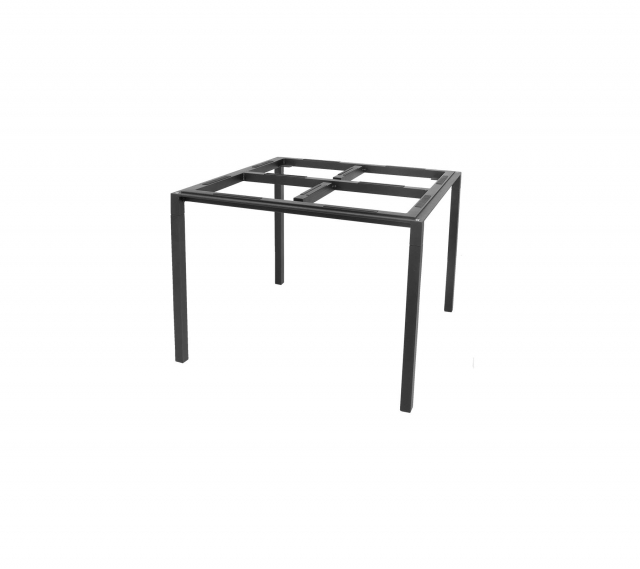 Pure matbordunderrede 100x100 cm - lava grey