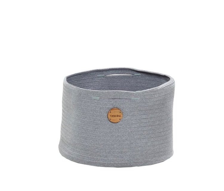 Soft Rope korg mellan Ø 40 cm - light grey