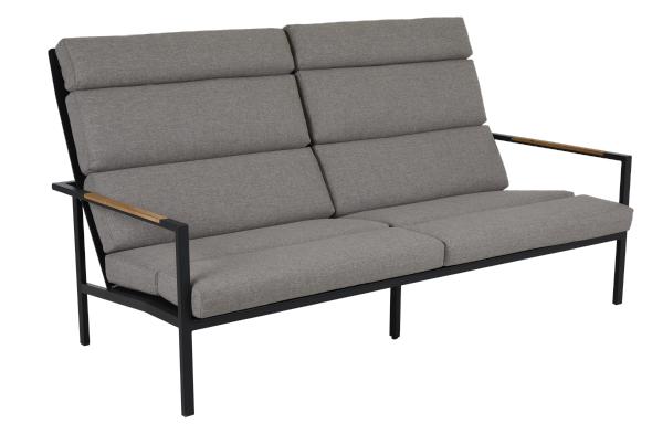 Indus 3-sits soffa - svart/beige dyna