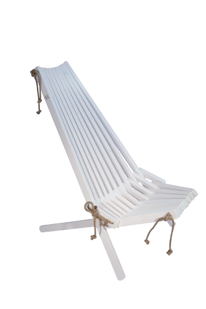 Ecochair furu oljad - vit