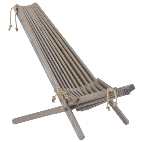 Ecochair furu oljad - grå