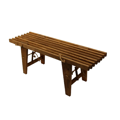 Ecobench 120 cm ask oljad - brun
