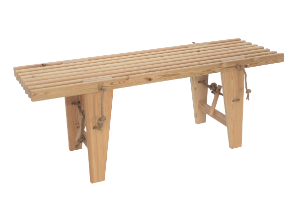 Ecobench 120 cm lärk - natur