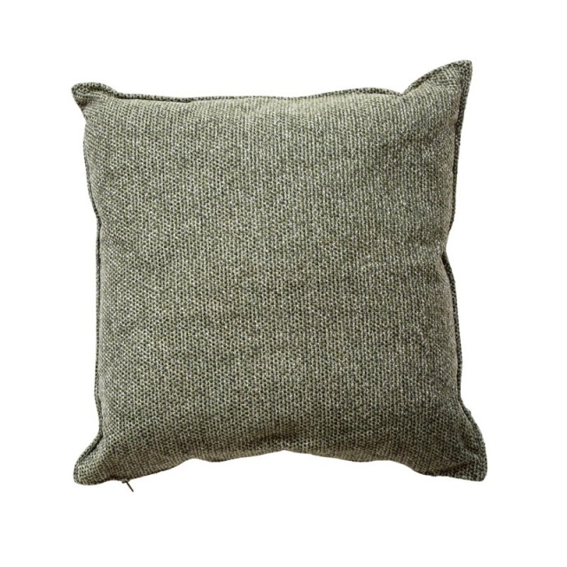 Wove prydnadskudde 50x50x12 cm - dark green