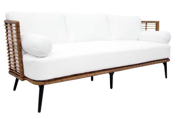 Covelo 3-sits soffa - natur/offwhite dyna