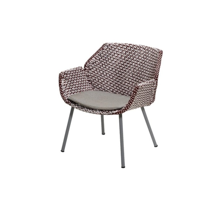 Vibe dyna loungefåtölj/highback fåtölj - taupe