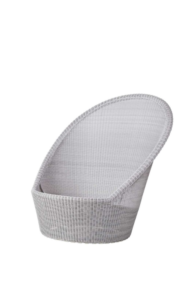 Kingston solstol m/hjul - white grey