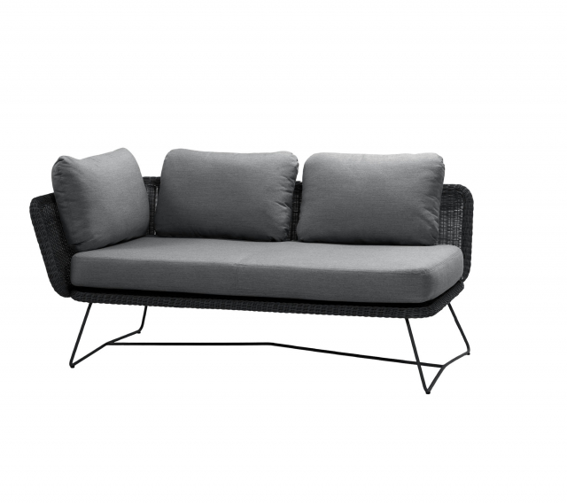 Horizon modulsoffa höger - black/grey