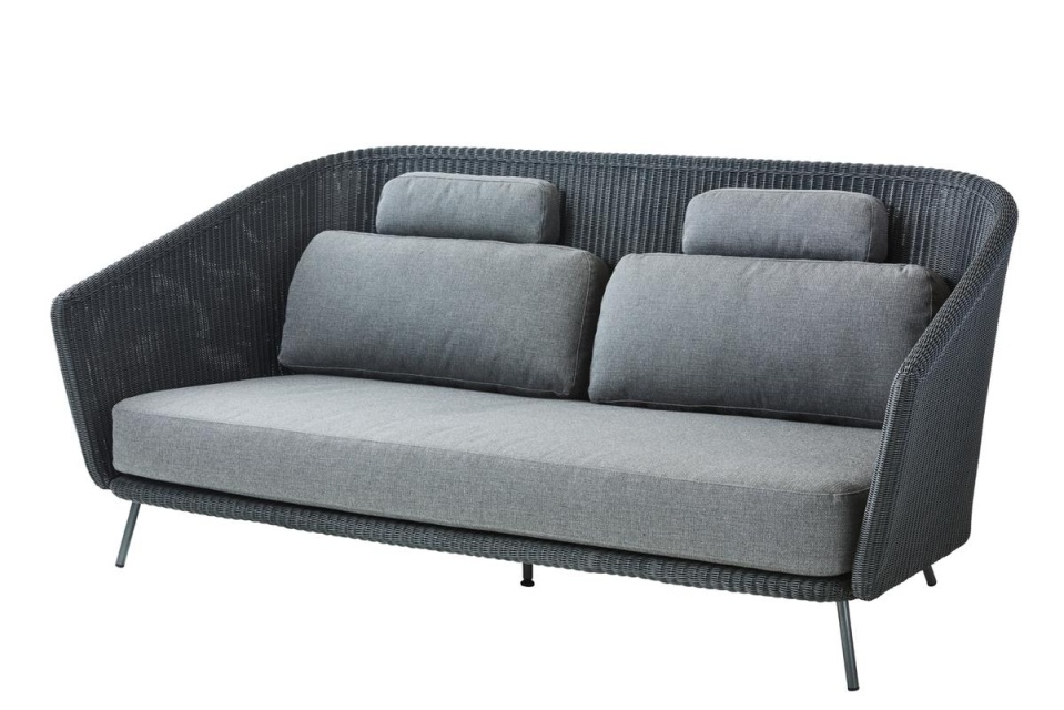 Mega 2-sits soffa SoftTouch - graphite ram