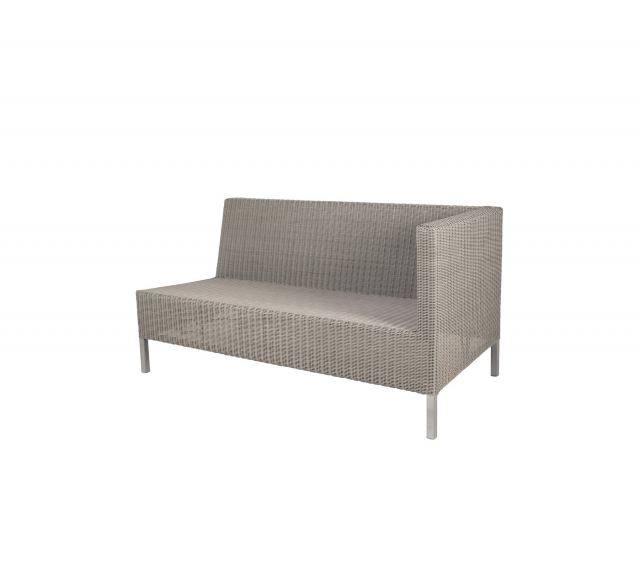 Connect dining lounge 2-sits soffa Vänster - taupe