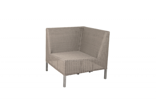 Connect dining lounge hörnmodul - taupe
