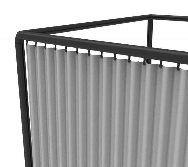 Laze cabana sida gardin - light grey