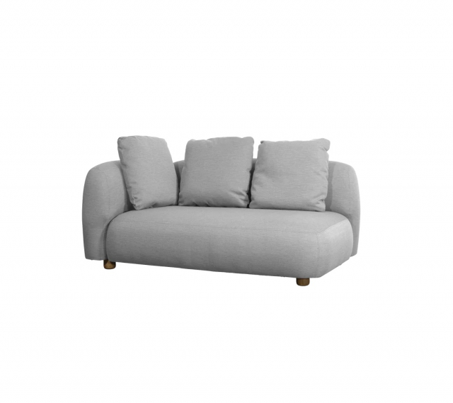 Capture 2-sits modulsoffa höger - light grey