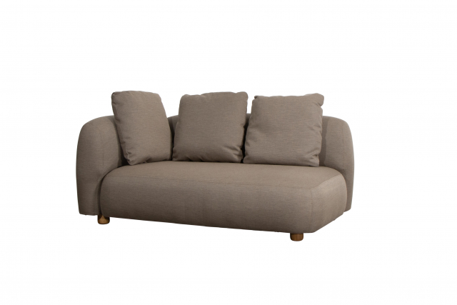 Capture 2-sits modulsoffa höger - taupe