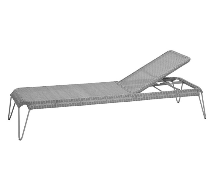 Breeze solsäng stapelbar - light grey